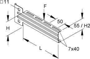 Niedax Ausleger KTUM 250