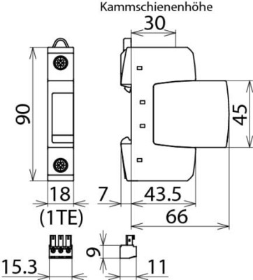 DEHN ÜS-Ableiter DEHNguard DG S 150 FM