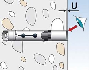 Fischer Deutschl. Innengewindeanker FH II 15/M12 I A4