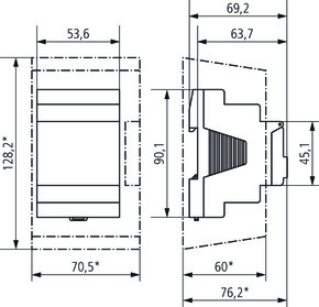Theben Dämmerungsschalter 1-100000 lux LUNA 134 KNX