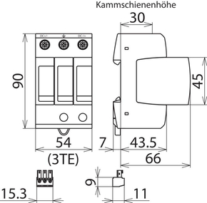 DEHN ÜS-Ableiter DEHNguard DG M YPV SCI 1000 FM