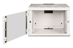 DIGITUS Wandschrank mit Glastür RAL7035 HE 7 DN-19 07U-6/6