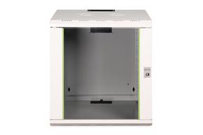 DIGITUS Wandschrank mit Glastür RAL7035 HE 12 DN-19 12U-6/6
