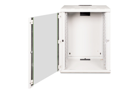 DIGITUS Wandschrank mit Glastür RAL7035 HE 16 DN-19 16U-6/6