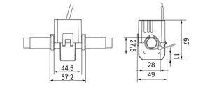 WAGO GmbH & Co. KG Kabelumbau-Stromwandler 250A/1A 0,2 855-4101/250-001
