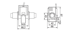 WAGO GmbH & Co. KG Kabelumbau-Stromwandler 400A/1A 0,5 855-5001/400-000