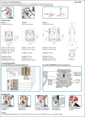 WAGO GmbH & Co. KG Aufsteck-Stromwandler 1000A/5A 855-505/1000-1001