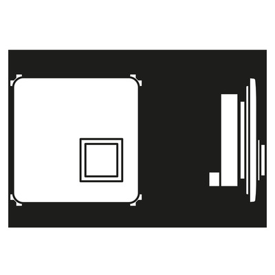 Jung Abstelltaster Schraubbefestigung NRS CD 0834 AT WW