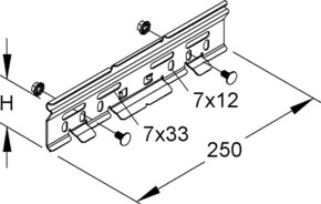 Niedax Verbinder RVC 60/2