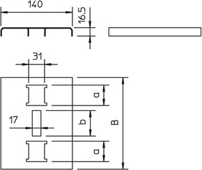 OBO Bettermann Vertr Sprossenauflageblech für Funktionserhalt SAB30 FT
