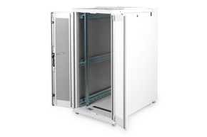 DIGITUS Servers. 26HE 126x60x100cm RAL 7035 perf.Tür DN-19 SRV-26U-1