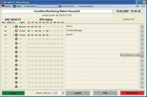 DEHN Monitoring-System mit LifeCheck DRC MCM XT
