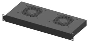 Enoc Einschublüfter 1HE 2.fach mit Kabel FPMH 2-S