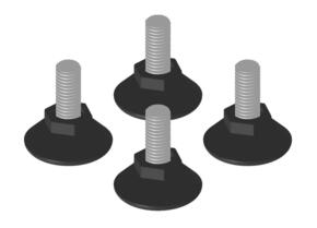 Enoc Nivelierfußsatz SF X1 (VE4)