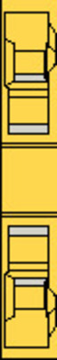 Phoenix Contact Mini-Durchgangsklemme 0,08qmm-4qmm, gelb MSB 2,5-M YE