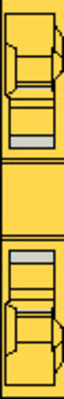 Phoenix Contact Mini-Durchgangsklemme 0,08qmm-4qmm, gelb MSB 2,5-RZ YE