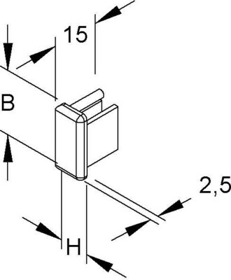 HKL Endstück gr E1022.1