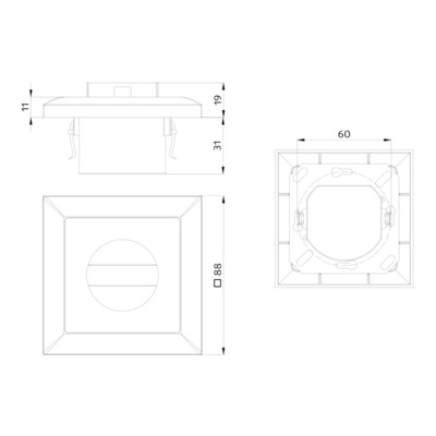 BEG Brück Electronic Wandpräsenzmelder Indoor 140-L m.R.