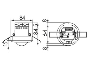 BEG Brück Electronic Präsenzmelder PD2-M-1C-DE