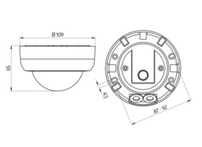 BEG Brück Electronic Decken-Bewegungsmelder PD4N-1C-AP
