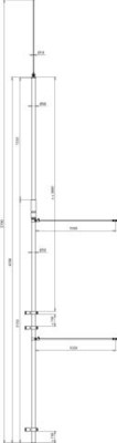 DEHN Fangstange mit Wandhalter DICSWBD5010#105455