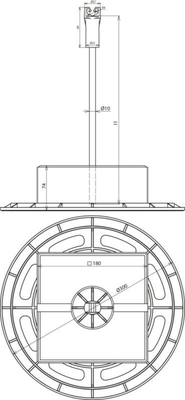 DEHN DEHNiso-DLH-Set mit Grundplatte DIDLH 8 H295 D300 BS