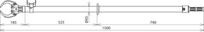 DEHN Sicherungszange gerade Un-36kV SZ HH 1500