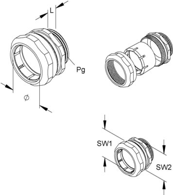 HKL Rohrverschraubung 978/16