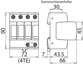 DEHN ÜS-Ableiter DEHNguard f. TT- u. TN-S DG M TT 320