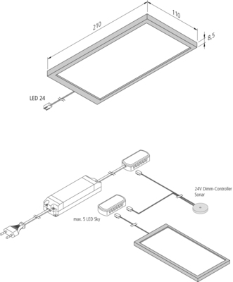 Hera LED-Unterbauleuchte Sky eds-optik nw 20202660803