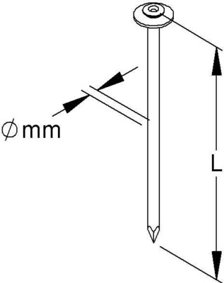HKL IMPU-Stahlnagel 700V/30