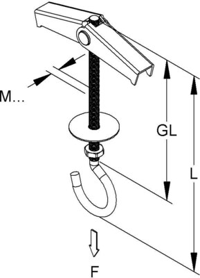 HKL Federklappdübel 763/3