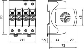 OBO Bettermann Vertr SurgeController V20 dreipolig mit NPE V20-3+NPE-280
