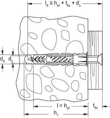 Fischer Deutschl. Universaldübel UX1060WHK