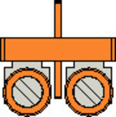Phoenix Contact Schaltbrücke 2-polig, orange SBP-TB 6-T 2-8