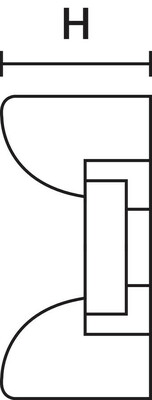 HellermannTyton Befestigungssockel schwarz KR8G5-HS-BK-C1