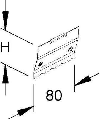 Niedax Trennstegverbinder RTV 60 E2