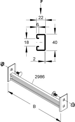 Niedax Sprossen SPC 86/300