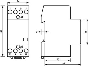 Doepke Schütz 3Schließer,1Öffner HS 2-230AC/25-31 Doepke Schütz 3Schließer,1Öffner HS 2-230AC/25-31
