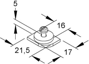 HKL Befestigungselement Tragschienen 679