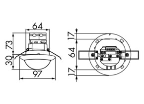 BEG Brück Electronic Präsenzmelder PD4-M-2C-K-DE