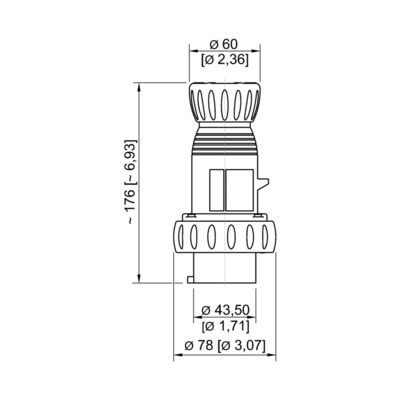 Schuch Licht Ex-Stecker 16A 3-polig 200-250V 4210/306
