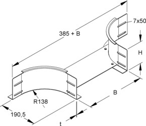 Niedax Anbau T RTAS 110.400