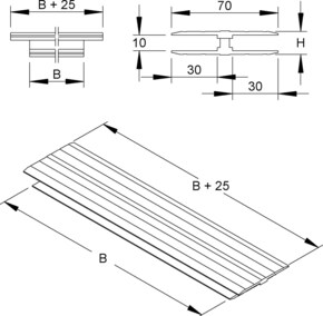 Niedax Deckelstossbrücke DSBA 300