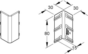 HKL Stoßstellenabdeckung Brüstungskanalsystem BSVA80.6