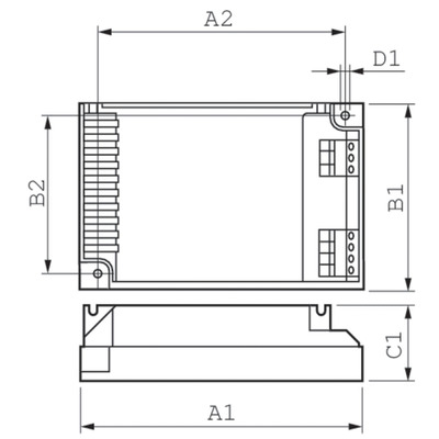 Philips Lighting Vorschaltgerät EVG HF-Performer HF-P 122-42 PLT/C/L/