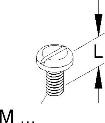 Niedax Flachkopfschraube FK 6X10 E4