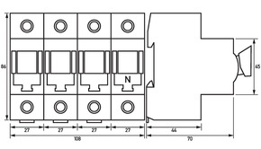 Doepke Lasttrennschalter Tytan II D0-63-3+N
