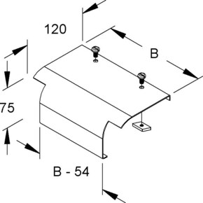 Niedax Endabgangsblech KLAB 300 F