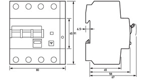 Doepke FI/LS-Kombination B16A 0,30A DRCBO4B16/0,30/3NBNK
